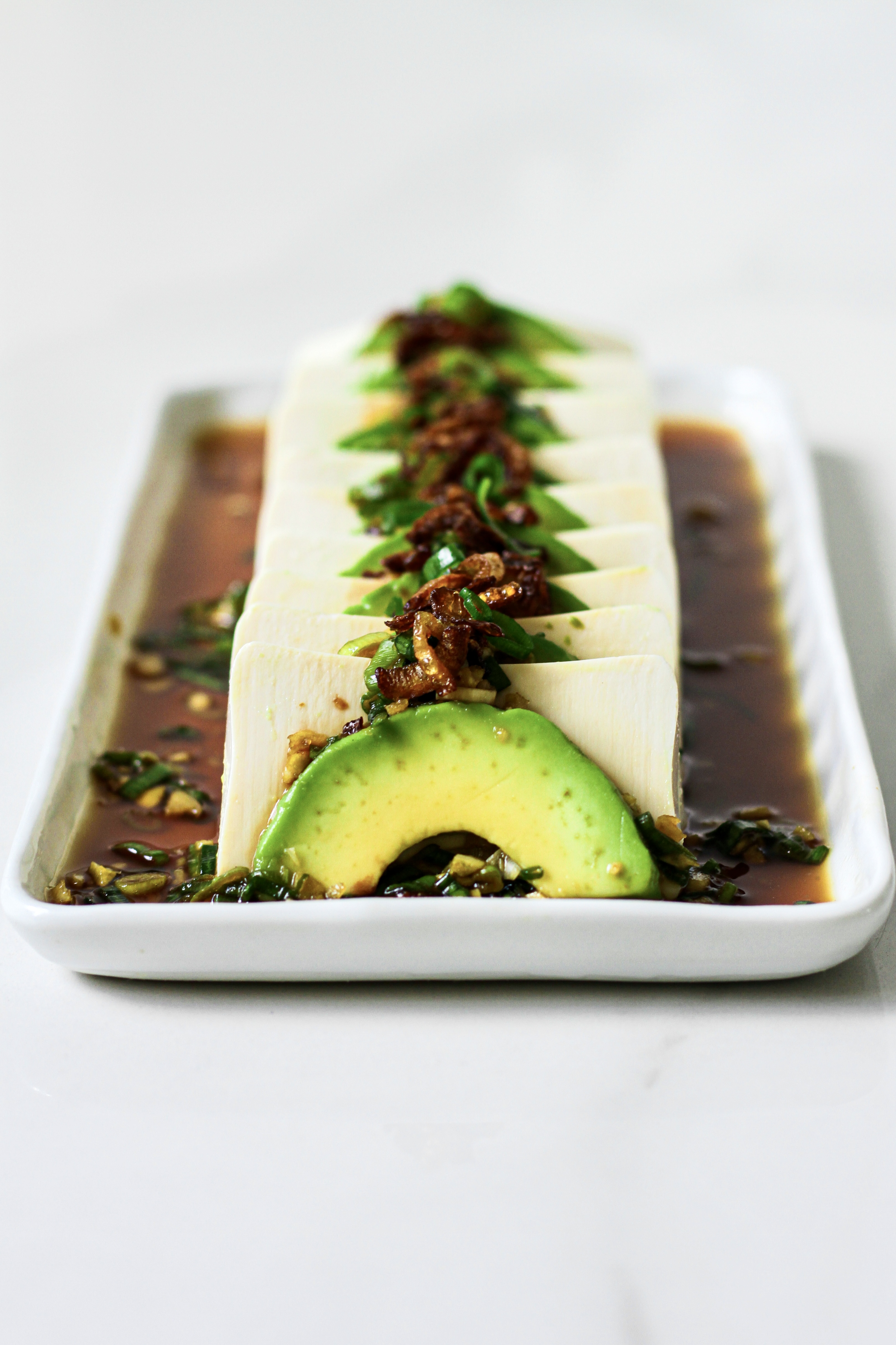 Avocado Silken Tofu Salad – No Cooking