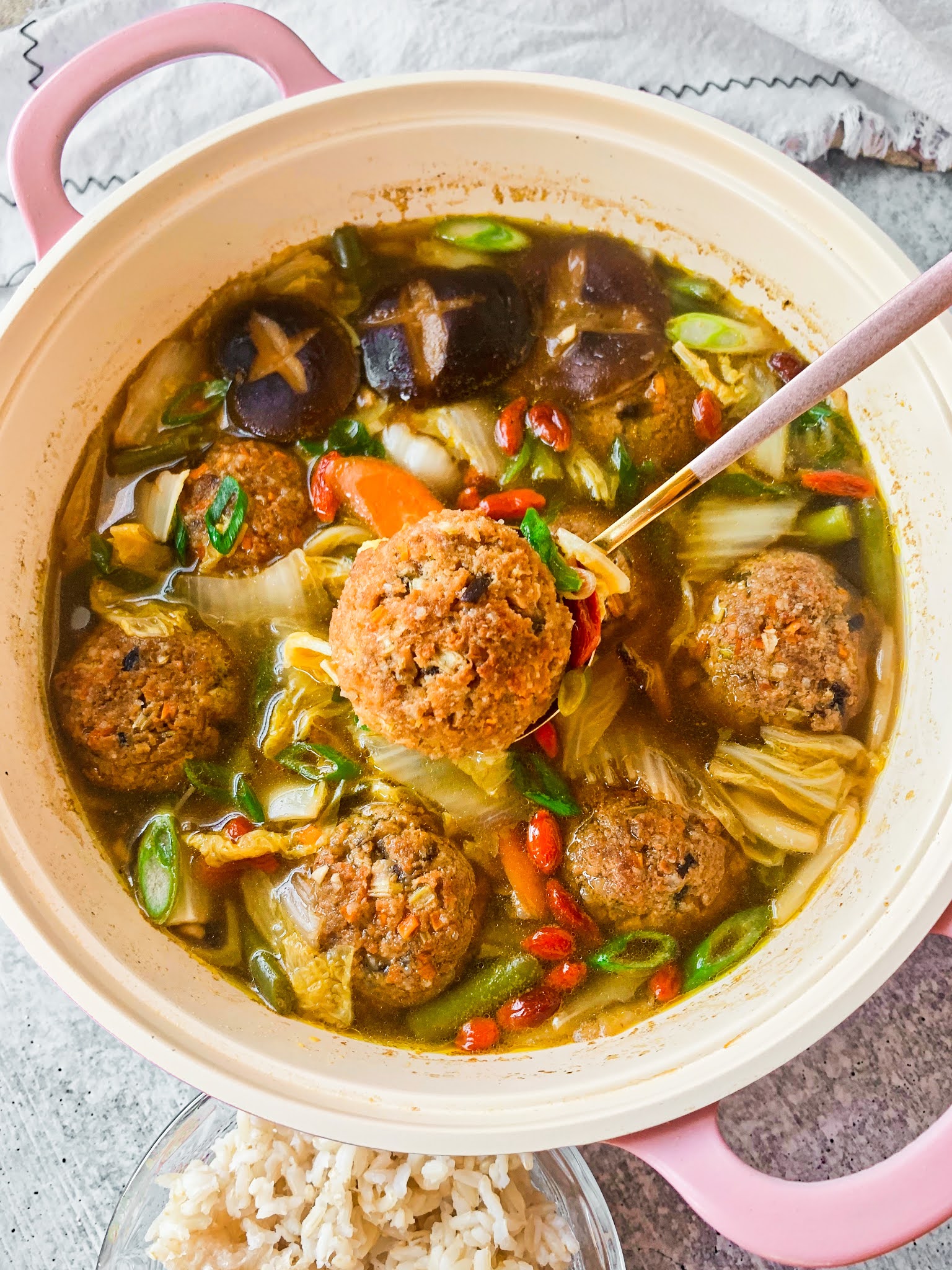 Chinese Style Braised Tofu Balls Vegan Gluten Free