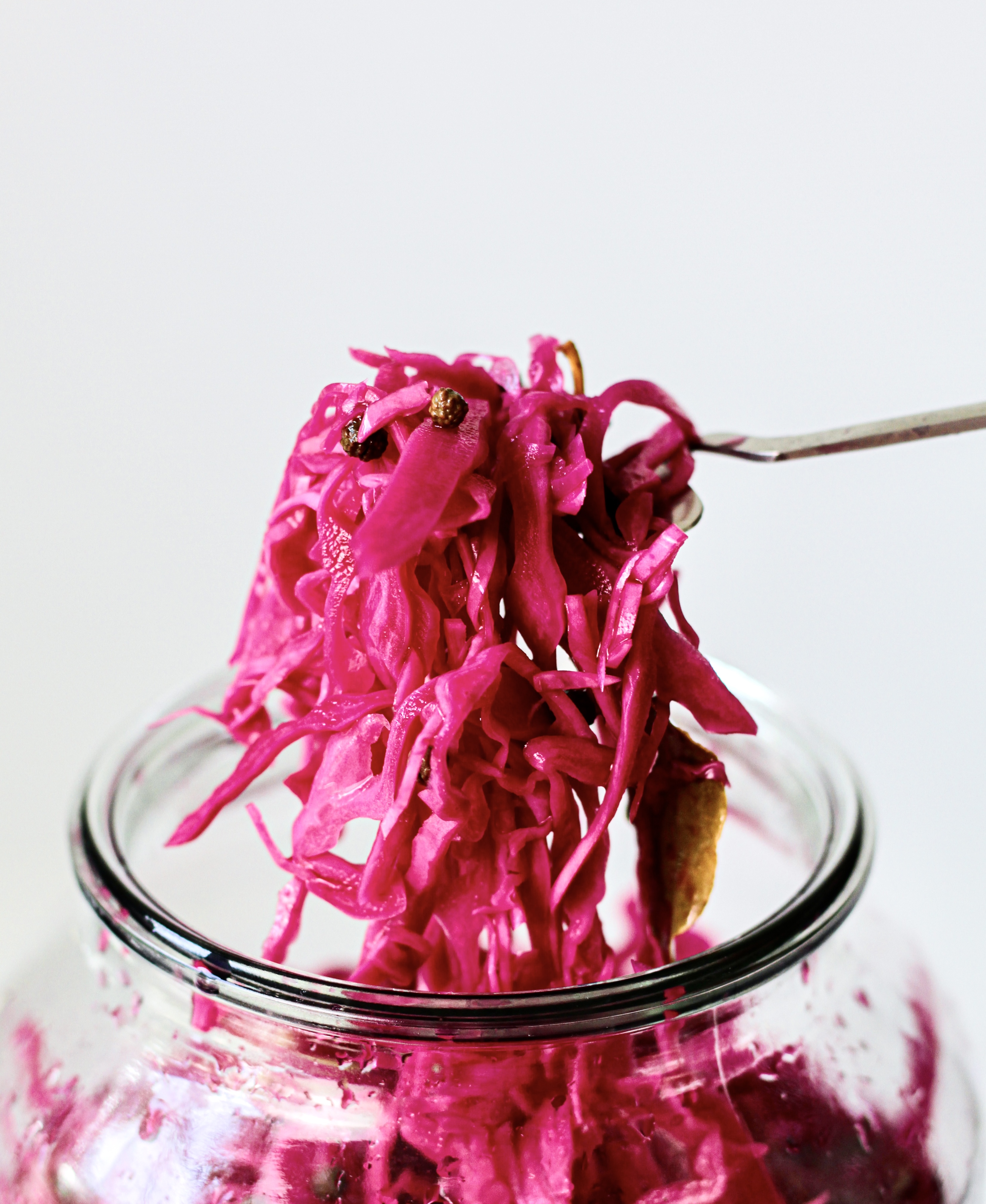 Quick Pickled Pink Cabbage