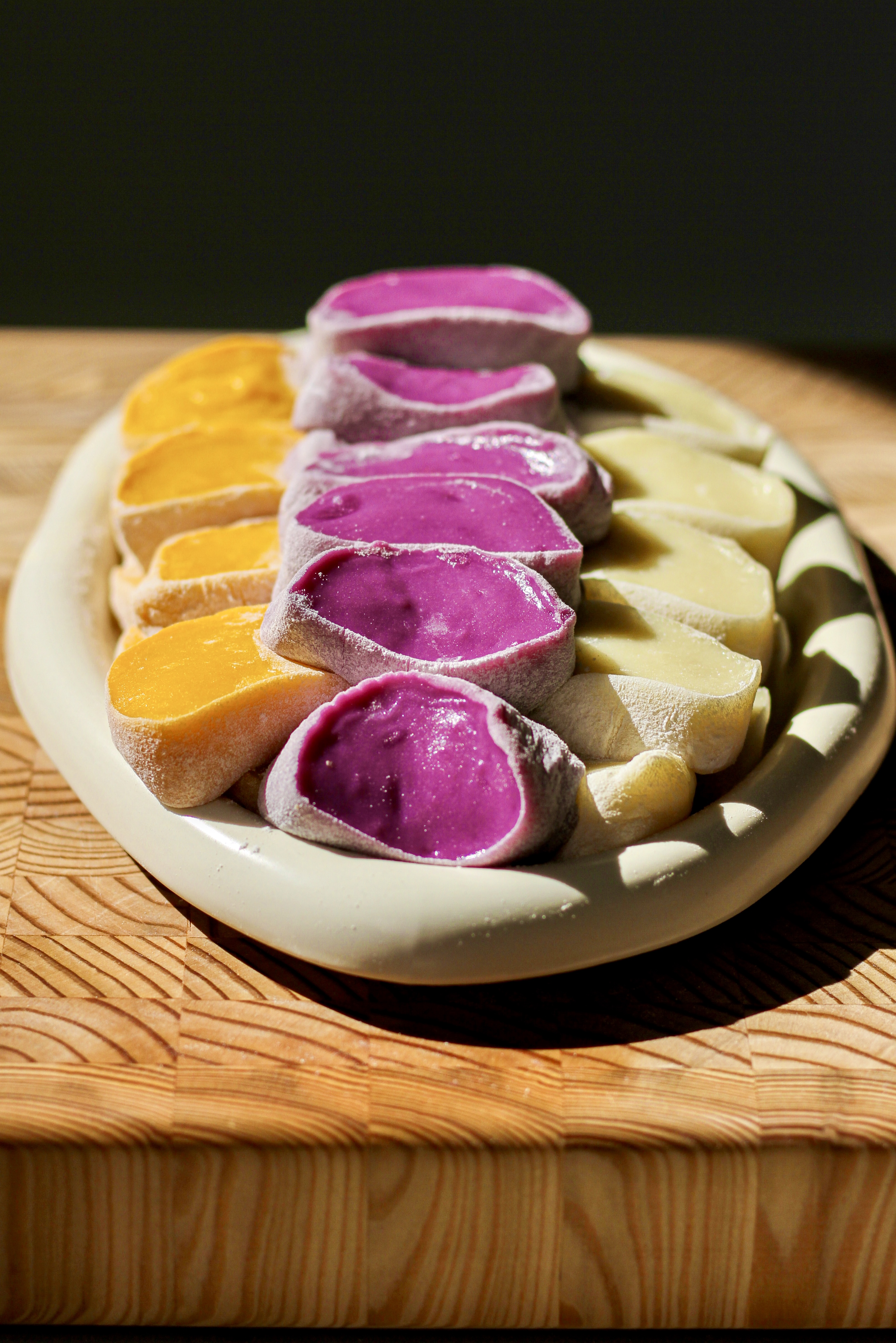 Sweet Potato Mochi Bites Three Methods