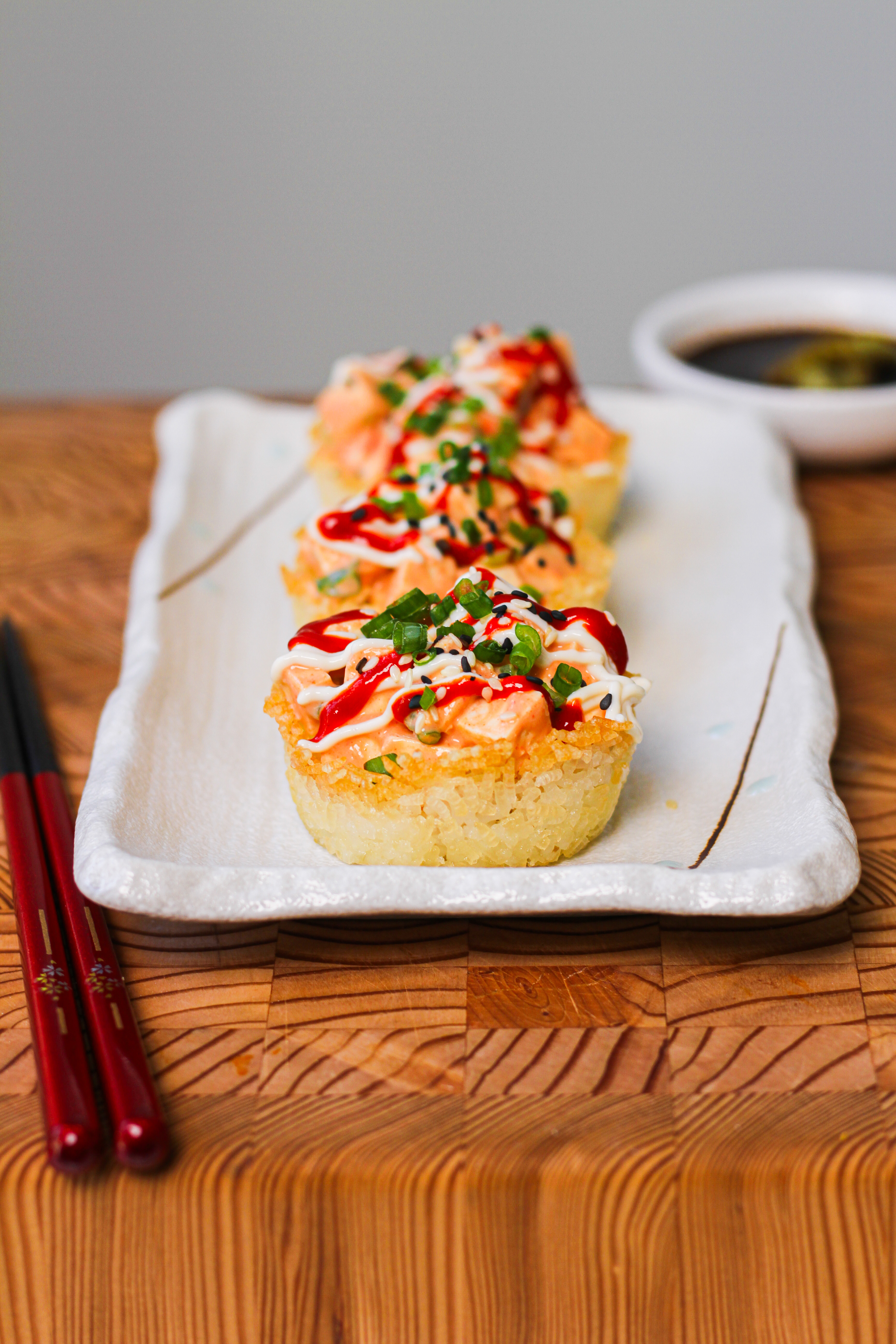 Crispy Rice Sushi Cup