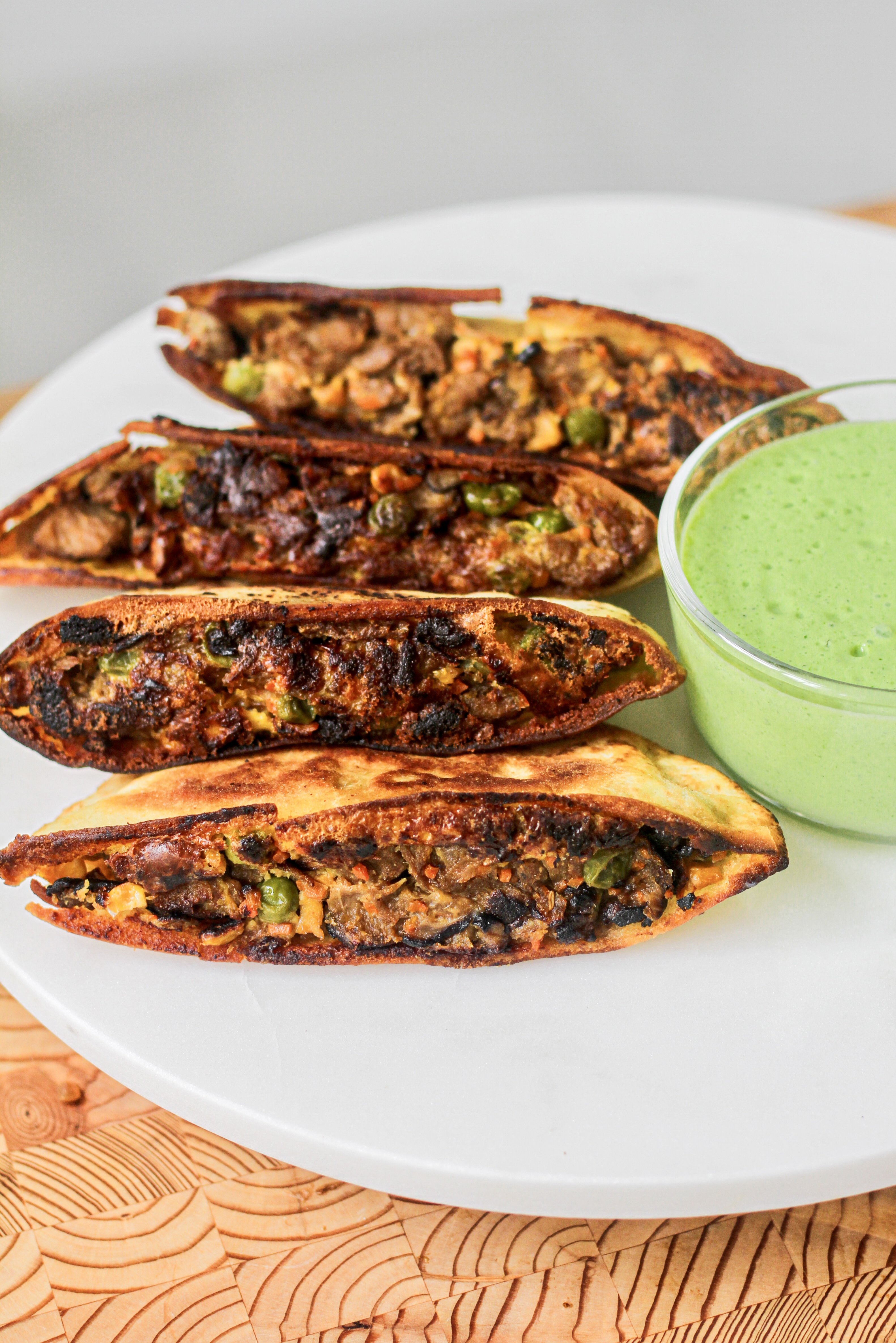 Stuffed Pita Pocket Vegan Arayes