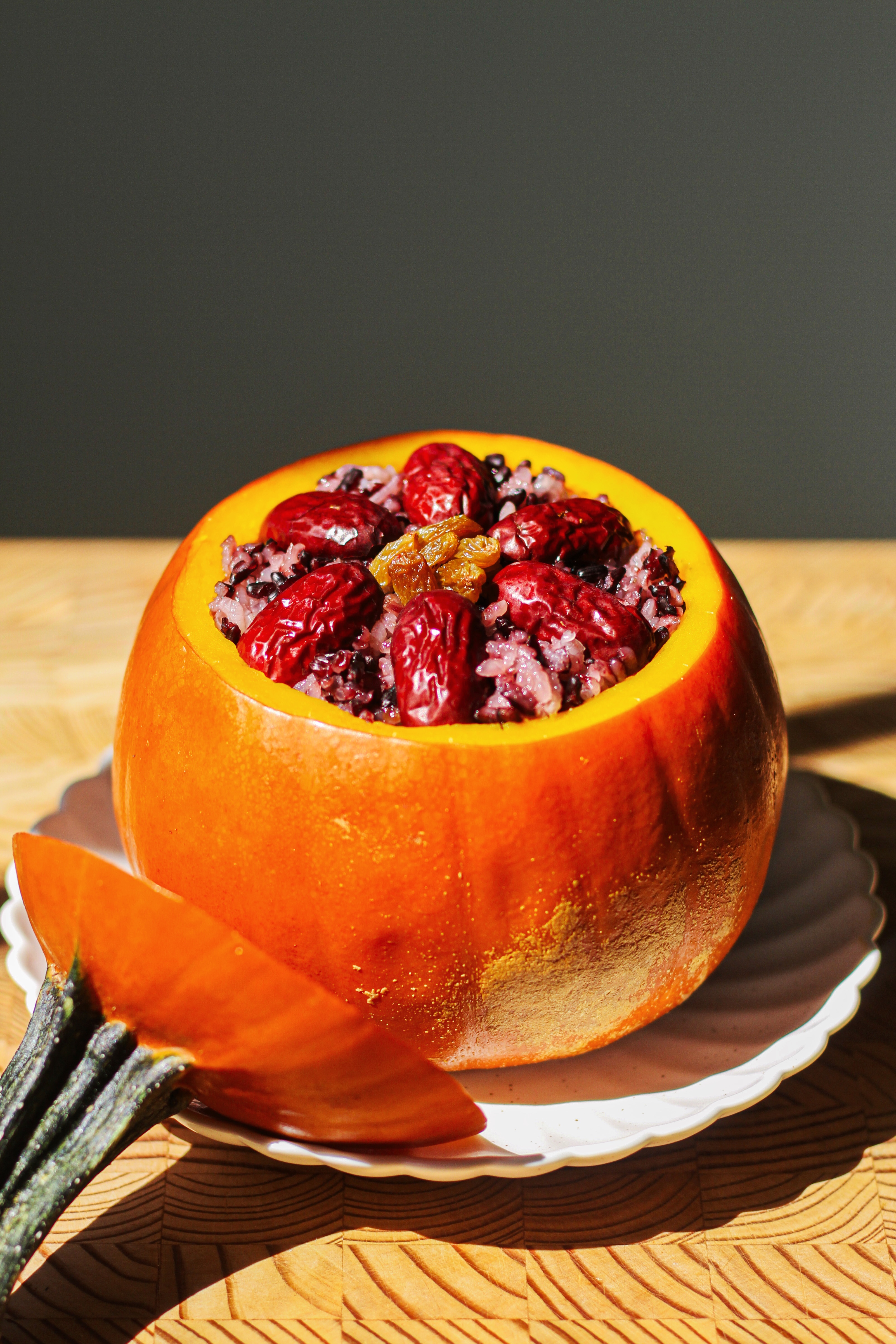 Pumpkin Steamed Sticky Rice